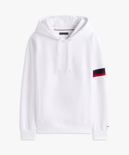 セール】エンボスロゴフーディー（スウェット）｜TOMMY HILFIGER