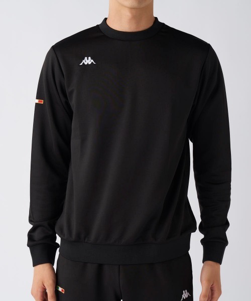 Kappa(カッパ)の「【Kappa/カッパ】ダンボールスウェット トレーナー ゴルフ アウトドア(スウェット・メンズ・ブラック/ネイビー・XX-LARGE)」の12枚目の写真