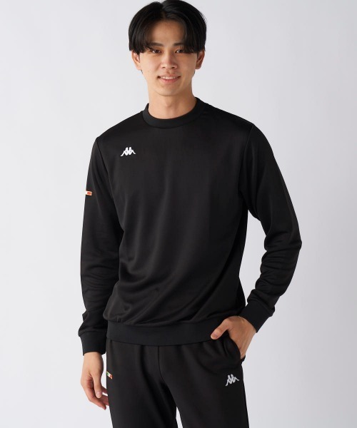 Kappa(カッパ)の「【Kappa/カッパ】ダンボールスウェット トレーナー ゴルフ アウトドア(スウェット・メンズ・ブラック/ネイビー・XX-LARGE)」の7枚目の写真