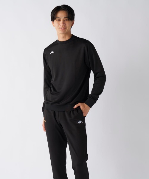 Kappa(カッパ)の「【Kappa/カッパ】ダンボールスウェット トレーナー ゴルフ アウトドア(スウェット・メンズ・ブラック/ネイビー・XX-LARGE)」の6枚目の写真