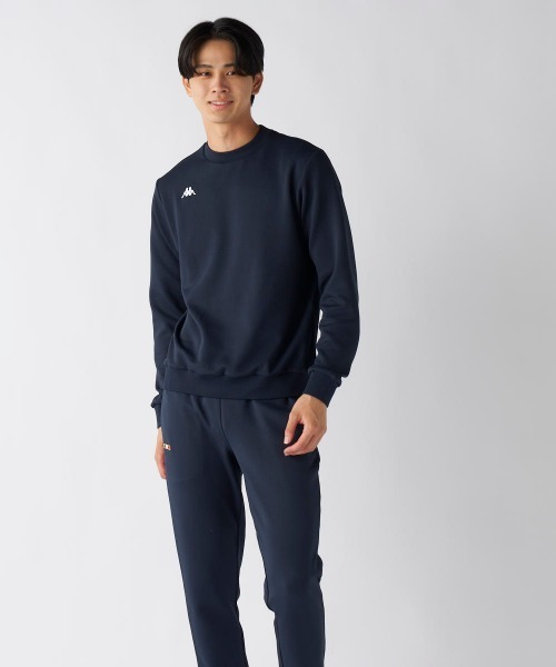 Kappa(カッパ)の「【Kappa/カッパ】ダンボールスウェット トレーナー ゴルフ アウトドア(スウェット・メンズ・ブラック/ネイビー・XX-LARGE)」の19枚目の写真