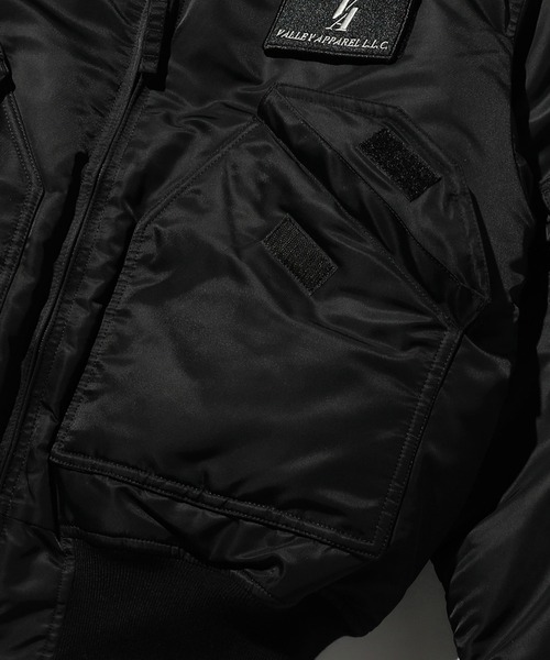 Valley Apparel(バレーアパレル)の「CWU-45/P フライトナイロンジャケット/フライトジャケット(ミリタリージャケット・メンズ・ネイビー/ブラック/グレー系その他・SMALL/MEDIUM/LARGE/X-LARGE)」の17枚目の写真