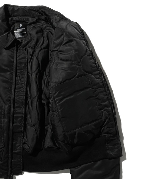 Valley Apparel(バレーアパレル)の「CWU-45/P フライトナイロンジャケット/フライトジャケット(ミリタリージャケット・メンズ・ネイビー/ブラック/グレー系その他・SMALL/MEDIUM/LARGE/X-LARGE)」の14枚目の写真