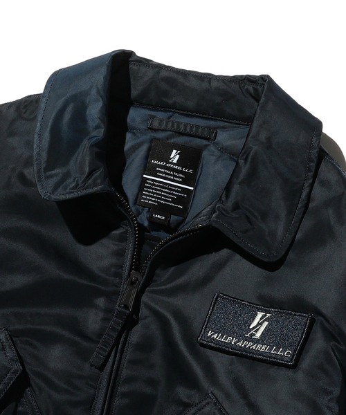 Valley Apparel(バレーアパレル)の「CWU-45/P フライトナイロンジャケット/フライトジャケット(ミリタリージャケット・メンズ・ネイビー/ブラック/グレー系その他・SMALL/MEDIUM/LARGE/X-LARGE)」の8枚目の写真