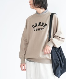 ペンネ天竺ビッグプリントスウェット