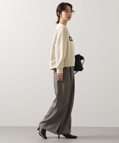 Gready Brilliant(グレディブリリアン)の「CLARTEクルーネックカットソー(Tシャツ/カットソー・レディース・ブラウン/グレイッシュベージュ・38)」の12枚目の写真