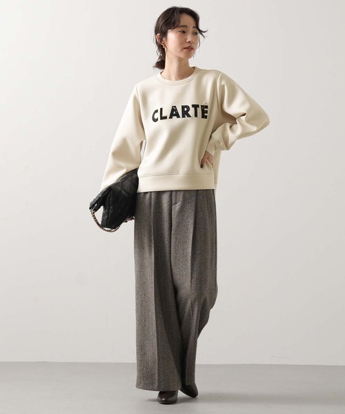 Gready Brilliant(グレディブリリアン)の「CLARTEクルーネックカットソー(Tシャツ/カットソー・レディース・ブラウン/グレイッシュベージュ・38)」の14枚目の写真