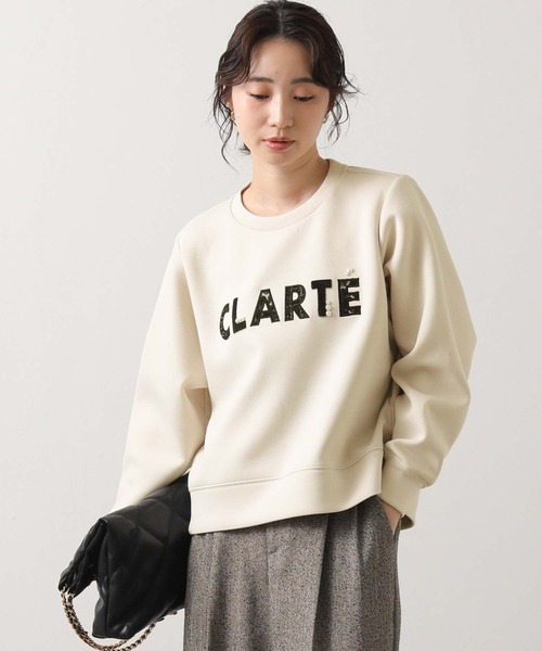 Gready Brilliant(グレディブリリアン)の「CLARTEクルーネックカットソー(Tシャツ/カットソー・レディース・ブラウン/グレイッシュベージュ・38)」の18枚目の写真