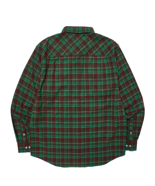 WKNDRS(ウィーキャンドース)の「CHECKERED SHIRT (GREEN)(シャツ/ブラウス・レディース・その他・MEDIUM/LARGE/X-LARGE)」の2枚目の写真