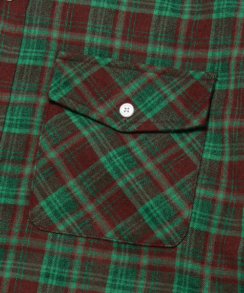 WKNDRS(ウィーキャンドース)の「CHECKERED SHIRT (GREEN)(シャツ/ブラウス・レディース・その他・MEDIUM/LARGE/X-LARGE)」の4枚目の写真