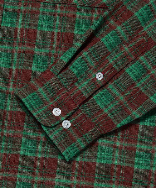 WKNDRS(ウィーキャンドース)の「CHECKERED SHIRT (GREEN)(シャツ/ブラウス・レディース・その他・MEDIUM/LARGE/X-LARGE)」の5枚目の写真