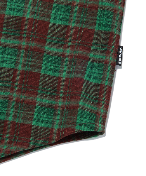 WKNDRS(ウィーキャンドース)の「CHECKERED SHIRT (GREEN)(シャツ/ブラウス・レディース・その他・MEDIUM/LARGE/X-LARGE)」の6枚目の写真