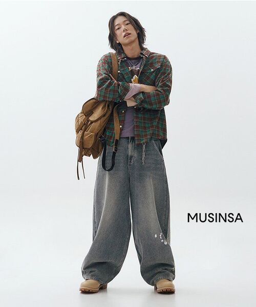 WKNDRS(ウィーキャンドース)の「CHECKERED SHIRT (GREEN)(シャツ/ブラウス・レディース・その他・MEDIUM/LARGE/X-LARGE)」の8枚目の写真