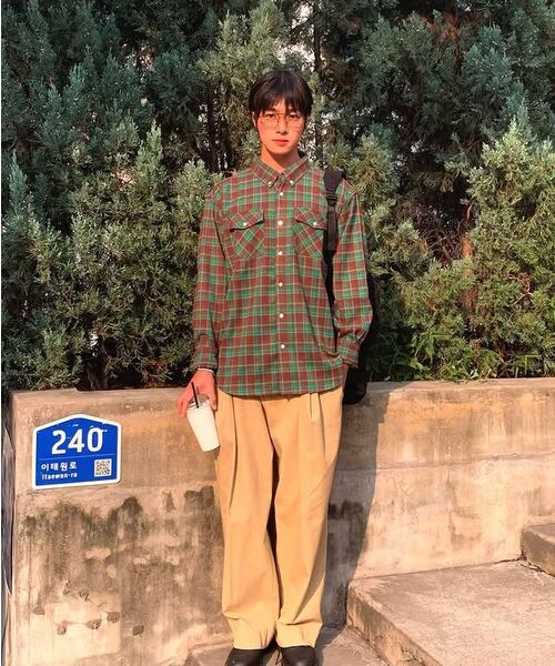 WKNDRS(ウィーキャンドース)の「CHECKERED SHIRT (GREEN)(シャツ/ブラウス・レディース・その他・MEDIUM/LARGE/X-LARGE)」の9枚目の写真