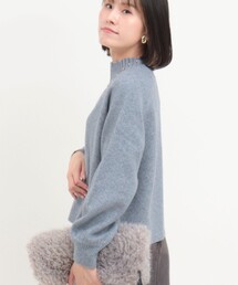 MICO COULIER | ウォッシャブルワイドネックプルオーバーニット(ニット/セーター)