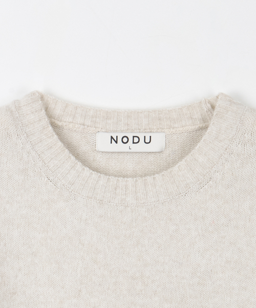 NODU（ノードユー）の「フォーマルベーシックラウンドニット[アイボリー]（ニット/セーター・メンズ・その他・MEDIUM/LARGE）」の8枚目の写真