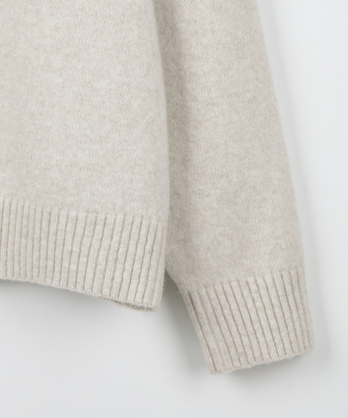 NODU（ノードユー）の「フォーマルベーシックラウンドニット[アイボリー]（ニット/セーター・メンズ・その他・MEDIUM/LARGE）」の10枚目の写真