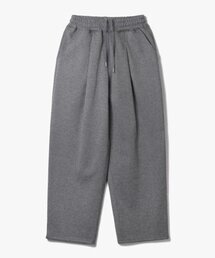 Deep One Tuck Sweat Pants [Charcoal]