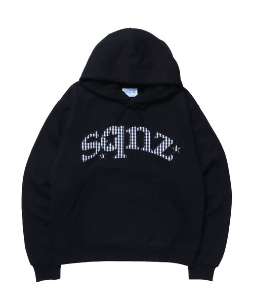 sqnz（エスキュンズ）】sqnz gingham applique pk / ジップパーカー 裏