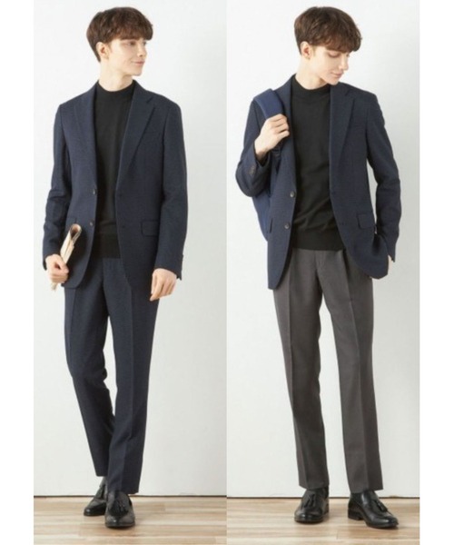 SUIT SELECT 洗える スーツセレクト　ビジネス パンツスーツ セット セール】【コーディネートパンツ付き】【おうちで洗えるストレッチ