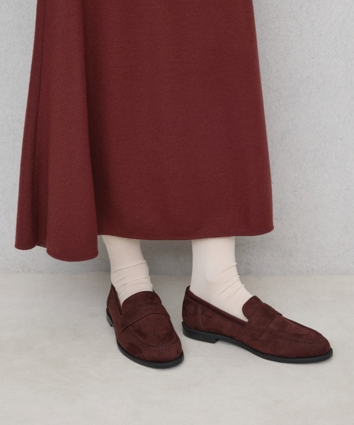 Launa lea(ラウナレア)の「【25秋冬】ソフトペニーローファー(0613)(ローファー・レディース・ブラック/ダークブラウン/キャメル/ネイビー・22.0cm/22.5cm/23.0cm/23.5cm/24.0cm/24.5cm/25.0cm)」の3枚目の写真