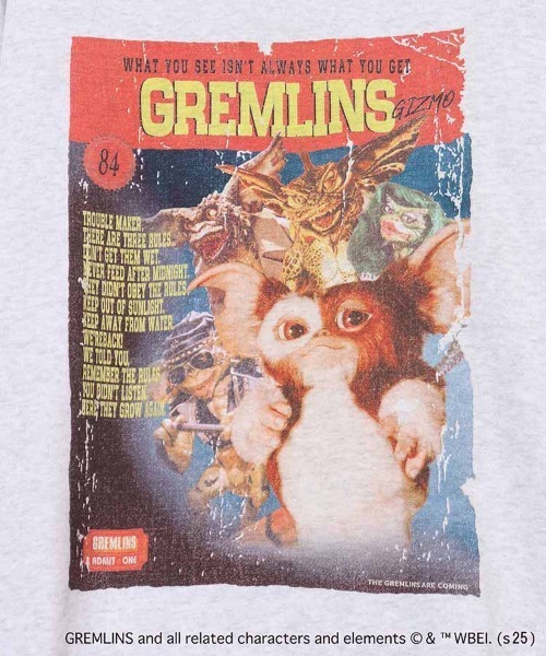 Bleu Bleuet（ブルーブルーエ）の「グレムリンムービーポスタートレーナー（スウェット・レディース・ライトグレー/チャコールグレー・M）」の17枚目の写真