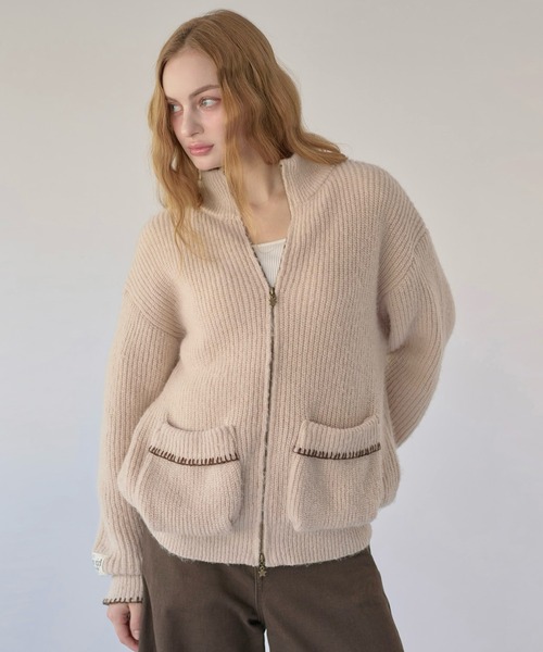 hazyl(ヘイジル)の「drivers knit / ドライバーズニット(ニット/セーター・レディース・ベージュ系その他/ブラウン系その他・フリー)」の1枚目の写真