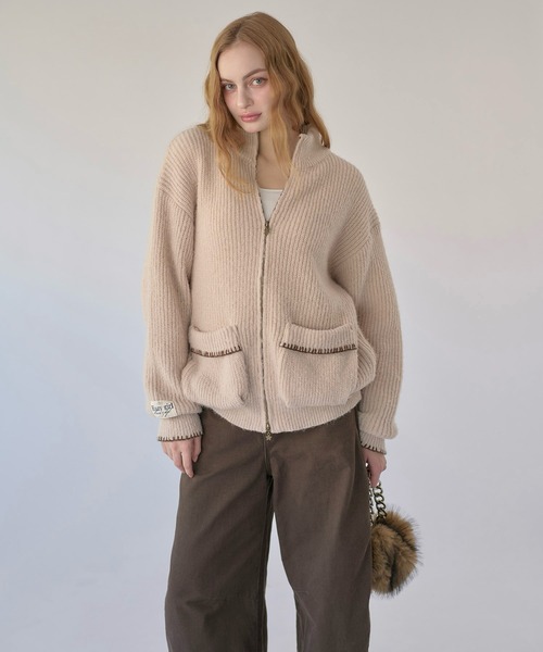 hazyl(ヘイジル)の「drivers knit / ドライバーズニット(ニット/セーター・レディース・ベージュ系その他/ブラウン系その他・フリー)」の16枚目の写真