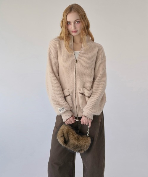 hazyl(ヘイジル)の「drivers knit / ドライバーズニット(ニット/セーター・レディース・ベージュ系その他/ブラウン系その他・フリー)」の15枚目の写真