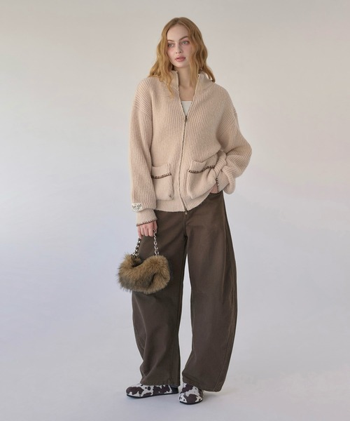 hazyl(ヘイジル)の「drivers knit / ドライバーズニット(ニット/セーター・レディース・ベージュ系その他/ブラウン系その他・フリー)」の17枚目の写真