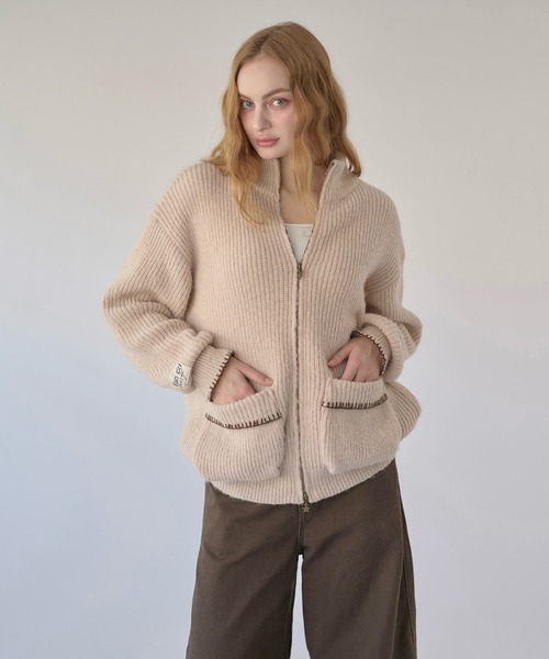 hazyl(ヘイジル)の「drivers knit / ドライバーズニット(ニット/セーター・レディース・ベージュ系その他/ブラウン系その他・フリー)」の13枚目の写真
