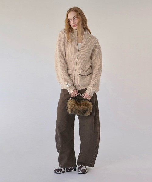 hazyl(ヘイジル)の「drivers knit / ドライバーズニット(ニット/セーター・レディース・ベージュ系その他/ブラウン系その他・フリー)」の20枚目の写真