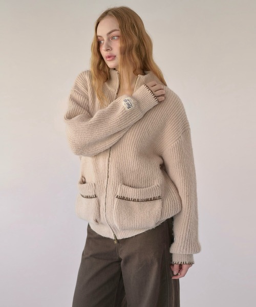 hazyl(ヘイジル)の「drivers knit / ドライバーズニット(ニット/セーター・レディース・ベージュ系その他/ブラウン系その他・フリー)」の14枚目の写真