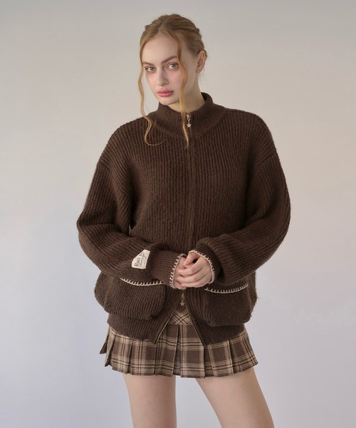 hazyl(ヘイジル)の「drivers knit / ドライバーズニット(ニット/セーター・レディース・ベージュ系その他/ブラウン系その他・フリー)」の3枚目の写真
