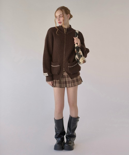 hazyl(ヘイジル)の「drivers knit / ドライバーズニット(ニット/セーター・レディース・ベージュ系その他/ブラウン系その他・フリー)」の8枚目の写真