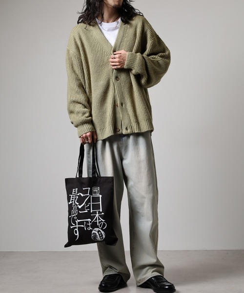 FUNALIVE(ファンアライブ)の「Konbini Tote Bag 漢字 カタカナ(トートバッグ・メンズ・ナチュラル/ブラック・F)」の20枚目の写真