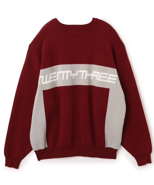 TOKYO 23(トウキョウニジュウサン)の「TOKYO 23 Racing Emblem Sweater / トウキョウ 23 レーシング エンブレム セーター(ニット/セーター・メンズ・レッド/ブラック・M/L/XL/XXL)」の7枚目の写真