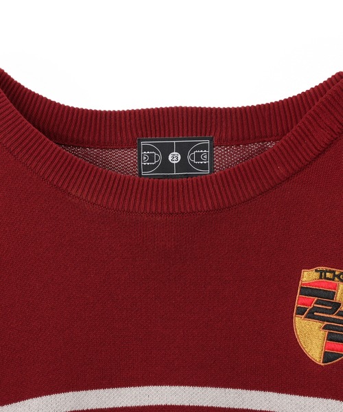 TOKYO 23(トウキョウニジュウサン)の「TOKYO 23 Racing Emblem Sweater / トウキョウ 23 レーシング エンブレム セーター(ニット/セーター・メンズ・レッド/ブラック・M/L/XL/XXL)」の3枚目の写真