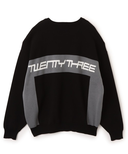 TOKYO 23(トウキョウニジュウサン)の「TOKYO 23 Racing Emblem Sweater / トウキョウ 23 レーシング エンブレム セーター(ニット/セーター・メンズ・レッド/ブラック・M/L/XL/XXL)」の12枚目の写真