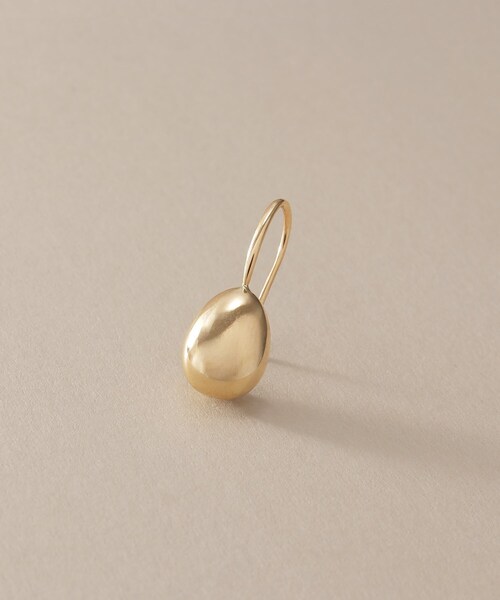 COCOSHNIK(ココシュニック)の「K10中空エッグシェイプ フックピアス(ピアス(両耳用)・レディース・イエローゴールド・00)」の3枚目の写真