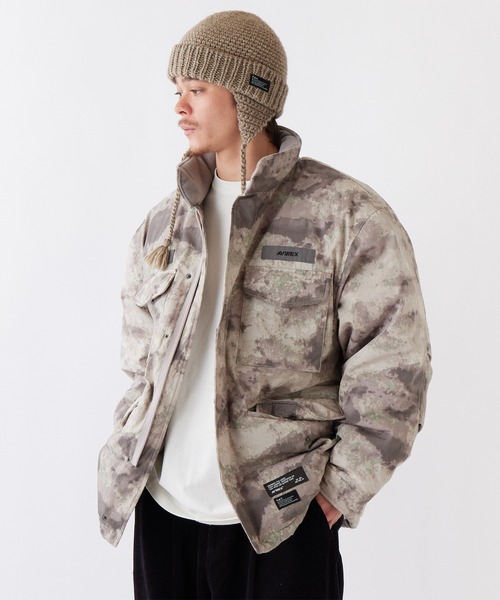 AVIREX(アヴィレックス)の「《AVIREX|F.A.T.》A-65F.TAC / アヴィレックス / エフエイティー(ブルゾン・メンズ・グレー系カモフラージュ・XX-LARGE/X-LARGE/LARGE/MEDIUM)」の2枚目の写真