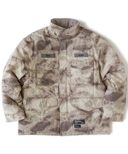 AVIREX(アヴィレックス)の「《AVIREX|F.A.T.》A-65F.TAC / アヴィレックス / エフエイティー(ブルゾン・メンズ・グレー系カモフラージュ・XX-LARGE/X-LARGE/LARGE/MEDIUM)」の3枚目の写真