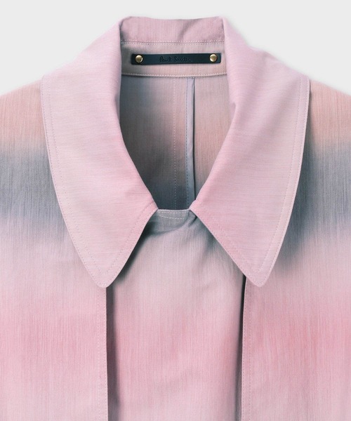 Paul Smith（ポールスミス）の「"Untitled Stripe" ロング トレンチコート / 133110 088Y（トレンチコート・メンズ・ピンク・LARGE/MEDIUM）」の2枚目の写真