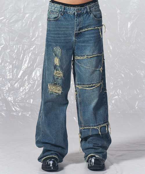 SCHISM INDUCING(スキズムインデューシング)の「TWELVE GOLD JEANS BLUE(デニムパンツ・レディース・その他・MEDIUM/LARGE)」の21枚目の写真