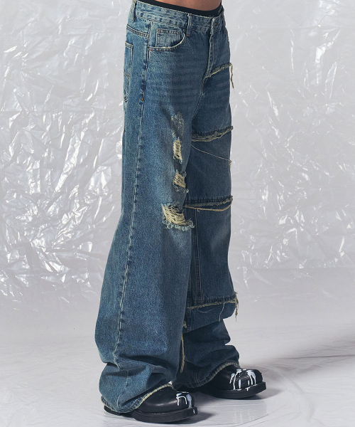 SCHISM INDUCING(スキズムインデューシング)の「TWELVE GOLD JEANS BLUE(デニムパンツ・レディース・その他・MEDIUM/LARGE)」の22枚目の写真