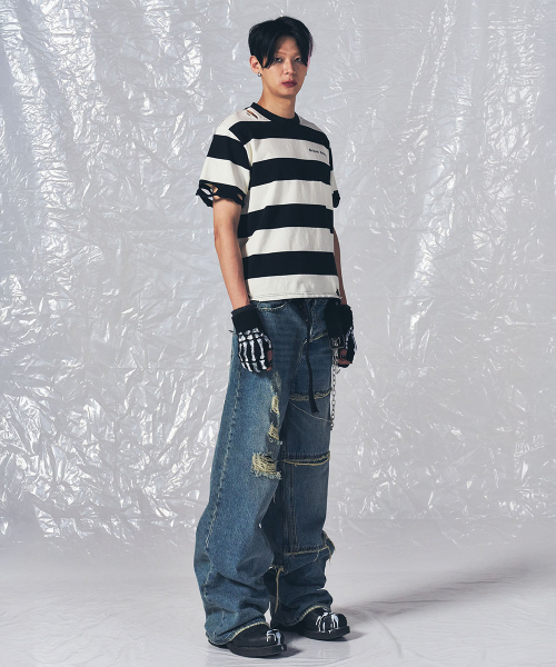 SCHISM INDUCING(スキズムインデューシング)の「TWELVE GOLD JEANS BLUE(デニムパンツ・レディース・その他・MEDIUM/LARGE)」の19枚目の写真
