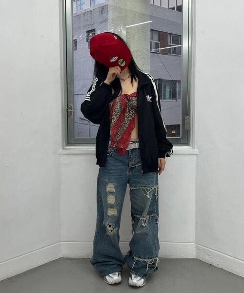 SCHISM INDUCING(スキズムインデューシング)の「TWELVE GOLD JEANS BLUE(デニムパンツ・レディース・その他・MEDIUM/LARGE)」の5枚目の写真