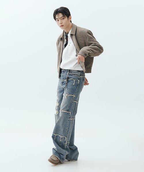 SCHISM INDUCING(スキズムインデューシング)の「TWELVE GOLD JEANS BLUE(デニムパンツ・レディース・その他・MEDIUM/LARGE)」の7枚目の写真