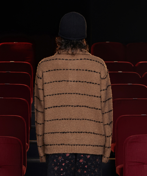 UNALLOYED（アナロイド）の「ステッチラグビーポロニット / ダークベージュ（ニット/セーター・レディース・その他・MEDIUM/LARGE）」の3枚目の写真