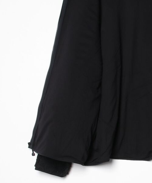 GAP(ギャップ)の「ボア オーバーサイズ GAPロゴ ジップアップジャケット(その他アウター・メンズ・ネイビー/ワイン/ブラック・XL/L/M/S/XS)」の4枚目の写真